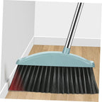 Cabilock Long Handle Broom and Dustpan for Home Cleaning Ergonomic Lightweight Design Seamless Floor Fit for Tile Non Damaging Sweeping Accessories in Light Combo