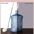 Stainless Steel Water Bucket Bottle Brush, Long Handle Scrubbing Brush, Suitable for Cleaning 1 to 5 Gallon Buckets, 25 in