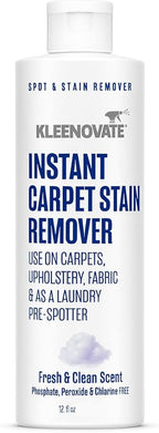 Instant Carpet Stain Remover – Fresh & Clean Scent – Fast-Acting Spot Cleaner for Carpets, Upholstery, Fabric & Laundry Pre-Spot Treatment (12 fl. oz)