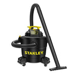 STANLEY Wet/Dry Vacuum SL18191P, 10 Gallon 4 Horsepower 16 FT Clean Range Shop, Ideal for Home/Garage/Laundry Rooms with Attachments, Strong Suction Large Capacity Multiple Accessories