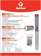 Red Devil 1228 Onetime 2.5" x 20' Wall Patch Tape