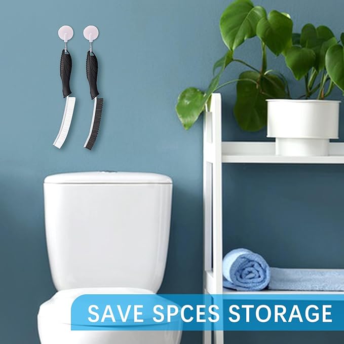 Hard Bristle Crevice Cleaning Brushes for Household Use - 2025 New Thin Scrub Brush Set, Small Cleaner Tool for Narrow Spaces, Kitchen,Toilet, Bathroom,Window, Faucets, Car Gaps (Model 2)