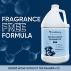 Eco Strong Pet Stain and Odor Remover - Cat Urine Enzyme Cleaner, Urine Destroyer for Dogs, Pet Urine Enzyme Cleaner [All New Fragrance Free] - 128oz