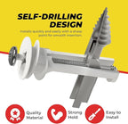 Heavy Duty Drywall Anchors and Screws Kit Including Toggle Anchors & Screws Durable Zinc Plastic Self Drilling Drywall Anchors for Hanging Pictures & More (5 Pack)