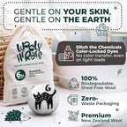 No More Dryer Sheets! Reusable Wool Dryer Balls XL 6-Pack - Reduces Static, Cuts Dry Time, & Softens Naturally
