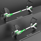 SOYUS Weed Wacker 12 Inch String Trimmer Cordless 20v Electric Weed Wacker, 2 Pcs 2.0Ah Battery Powered Weed Trimmer/Edger, Lightweight Grass Trimmer with 8 Pcs Replacement Spool Trimmer Lines