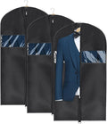 Univivi Garment Bag Suit Bag for Storage and Travel 43 inches, Lightweight Study Full Zipper Washable Suit Cover for Dresses, Suits, Coats, Set of 3