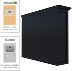 Cube Storage Bookcase with Base - Wooden 3 Tiers Floor Standing Open Shelf Cabinet for Home and Office, 12-Cube Lattice Bookshelf, Black