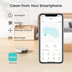 Lefant M210 Pro Robot Vacuum Cleaner,Easy to Use,120 Mins Runtime,6 Cleaning Modes,APP/Voice/WiFi/Alexa Control,Multi-Surface Cleaning