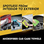 HOMEXCEL Microfiber Cleaning Cloth 150 Pack, 12.5 x 12.5 inch Microfiber Towels for Cars, Ultra Absorbent Car Washing Cloth, Lint Streak Free Cleaning Rags for Car, Kitchen, and Window, Multicolor