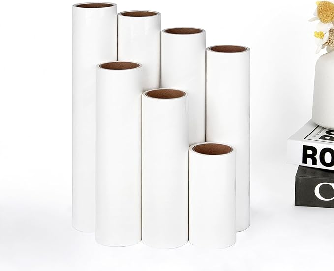 8.7 inch Lint Roller Refills Only, Compatible with Mammoth Lint Roller, Extra Large Sticky Roller Refill 5 Rolls, 60 Sheets per Roll, Total 300 Sheets, Perfect for Pets (8.7'' Wide)