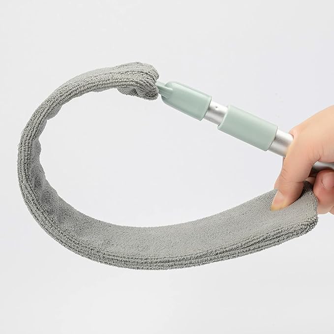Retractable Gap Dust Cleaner – 38" Extendable Microfiber Duster with Bendable & Removable Head, Washable Brush for Easy Cleaning Under Furniture, Appliances & Sofas (2Set)