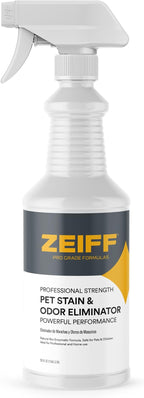 Pet Stain and Odor Remover - Pet Odor Eliminator for Home and Professional Use - Pet Urine Enzyme Cleaner to Break Up Tough Stains - Carpet Stain Remover for Dog Urine and Cat Pee, Feces, Fluids