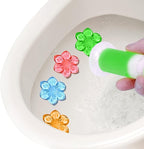 Simple Life Toilet Gel Stamp – Fresh Flower Scent, Anti-Limescale Toilet Cleaner Gel, Deodorizing & Long-Lasting Freshness, 64 Stamps, Variety Pack