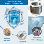 Citrus Washer Cleaner Tablets 24 Count – Septic Safe Washing Machine Cleaner & Odor Eliminator – Deep Cleaning Descaler for HE Front & Top Load Washers – Laundry Tub & Drum Cleaner