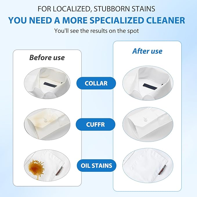 Sowhatahow Stain Remover, Non-ionic Laundry Stain Removal Emulsifier, All-in-One Powerful Stain Remover Clothes Dry-Clean Spray, Active Enzyme Laundry Stain Remover for Clothes