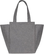 iknoe Lunch Bag Insulated Lunch Bags for Women & Men, 9L Reusable Lunch Tote, Portable Adult Thermal Large Lunch Cooler for Work Picnic (Grey)