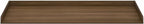 Furinno RAVEL Washer Dryer Countertop, Washer and Dryer Topper, with Edge Rails, Anti Slip Pads, 27.5 D x 54 W, for Laundry Room Organization and Storage, Modern Walnut