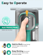 DEVOAC S10K Cordless Vacuum Cleaner, 45Kpa 50mins Lightweight Stick Vacuum with Powerful Suction for Home, Rechargeable, Self-Standing, Handheld Vacuum Cleaners for Hardwood Floors, Carpets, Pet Hair