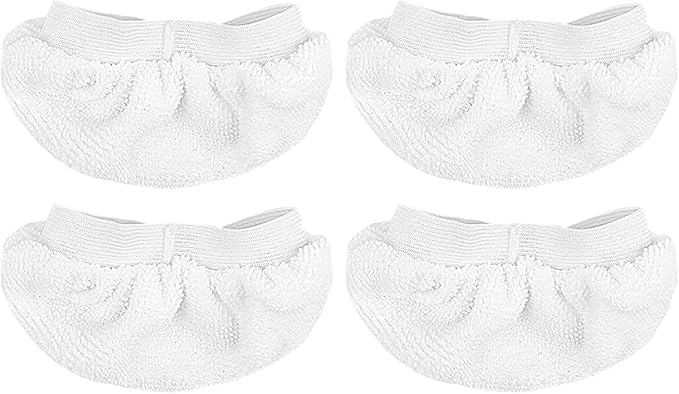 KEEPOW Universal Microfiber Cloths for Handheld Steam Cleaner Attachments Compatible with Bissell Steam Shot, Comforday, PurSteam, Washable Rags, 4 Pack