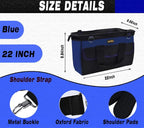 FASTECH 22 Inch Heavy Duty Tools Bag With Wide Mouth for Tool Storage, Carrier and Organizer, Tool Bag for Men/Women, Wide Mouth Tote Bag With Inside Pockets (22 Inch)