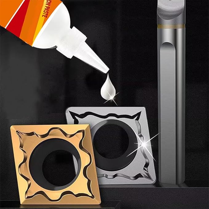 60ml Heavy Chrome Metal Polish Cream with Sponge,Multi-Purpose Stainless Steel Hardware Heavy Polish Renovation and Restoration Paste (5PCS)