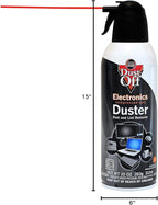 Dust-Off Disposable Compressed Gas Duster, 10 oz Cans, 2 Pack