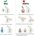 OGHom Steamer for Clothes,Portable Handheld Travel Steamer,300ml Large Capacity,950W,30 Second Fast Heat Up Garment Steamer (Light Green)