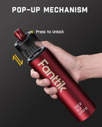 Fanttik E2 Ultra Mini Electric Screwdriver, Cordless Screwdriver, Max 0.6N.m, 50 Magnetic Bits, 5/32'' Hex, Magnetic Storage, Repair Tool for Electronics, Camera, Laptop, and PC Build (Red)