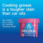 Astonish The Original Cleaning Paste 500g Mandarin Peaches Scent, 2 Pack - Multi Surface Stain Remover, Grease Buster, Tough Kitchen Cleaner, Chemical-Free Household Scrub, Bathroom Essential