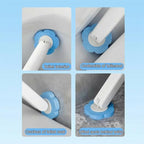 Disposable Toilet Brush with 48 Refills, ,Toilet Bowl Cleaner,Toilet Cleaning Supplies,Toilet Bowl Brush,automatic lid-opening and closing toilet brush with Holder for Bathroom Deep Cleaning & Hygiene