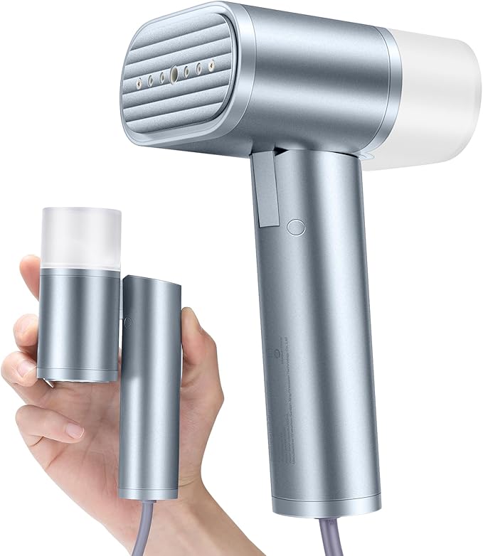 Travel Portable Foldable Garment Steamer – 900W Power, 15s Fast Preheat, 10-Min Continuous Steam, Lightweight Iron