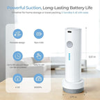 HOMOH Cordless Electric Vacuum Pump for Storage Bags, Portable Type-C Charging Travel Vacuum Bags with Pump for Clothing, Vacuum Storage Bags