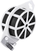 Shintop 328 Feet Garden Plant Twist Tie with Cutter for Gardening, Home, Office (Black)