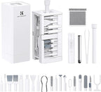 K&F CONCEPT 32-in-1 Keyboard Cleaning Kit Laptop Cleaner - Multifunction Electronic Device Cleaner Set for Cell Phone Tablet PC Camera Keyboard Earbud