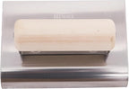 MARSHALLTOWN QLT Stainless Steel Hand Edgers, Wood Handle Material, 203mm Length, 203mm Width, 19mm Radius, 22mm Lip, Made In The USA, CE530S