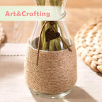 SMART&CASUAL 800 Ft Natural Jute Twine String Thin Ribbon Hemp Twine for Craft Plant Gift Wrapping Christmas Handmade Arts Decoration Packing String Home Decor (800 Ft (244M))