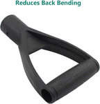 Plastic Shovel Grip Handle Replacement,ULIFESTAR Triangle Snow Shovel Replacement Handle,32mm/1.26'' Inner Diameter Digging Raking Tool Replacement Spade Handles for Lawn Garden Spade Fork Shovel