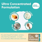 KIND LAUNDRY Detergent Sheets (Ocean Breeze and Unscented) - Washer Soap Strips, Plant Based Liquidless Formula, Zero Waste, Biodegradable, Great for Travel, Camping