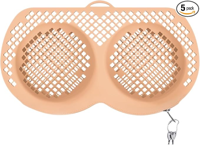 Bra Laundry Bag for Delicates, Machine Mesh Laundry Bags, Lingerie Protector for Bras, 2025 Upgrade No-Fallout Design - Lockable Zipper & 2 Keys for Bras, Underwear, Fits A-38DD Cup