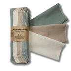 Paperless Towels, 12-12" X 10" Washable Paper Towels, Reusable Paper Towels, 100% Cotton (Sage)