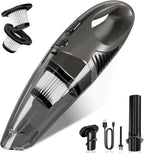 Handheld Vacuum Cordless, 11KPA Strong Suction & 25 Mins Runtime Brushless Motor, Rechargeable Car Vacuum Cleaner with 2 HEPA Filter/Multi-Accessories/Lightweight, for Home/Car/Office Cleaning