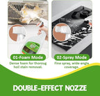 NUAN 2 Pack Kitchen Degreaser Cleaner, 500 ml Heavy Duty Grease Remover Spray for Stove, Range Hood, Cooktop & Kitchen Surface
