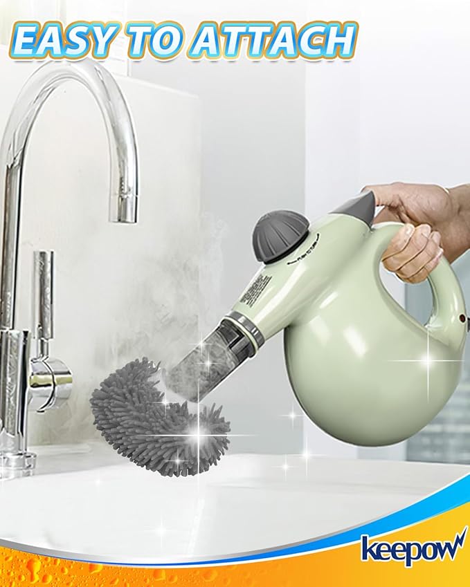 6 Pack Microfiber Cloth for Handheld Steam Shot Steam Cleaner Accessories Reusable Washable Steam Mop Pads Compatible with Bissell Steam Shot, Fit for Wagner, Fit for McCulloch Steamer Attachments