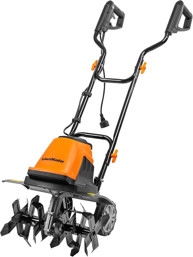 LawnMaster TE1016M Electric Tiller 12-Amp, 16-Inch