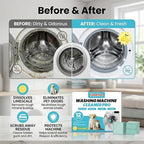 Washing Machine Cleaning Tablets: Powerful Deep Cleaning for Front Loader & Top Load Washer Machines - Clean Inside Drum and Laundry Tub Seal (48 pieces)