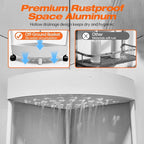 Rolling Cart with Wheels 3 Tier Bathroom Organizer Mobile Shelving Unit Utility Cart Tower Rack Multifunction Utility Storage carts, Kitchen Storage Organizer for Kitchen Laundry Narrow Places, White