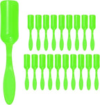 20-Pack Mini Gardening Shovel Spoons, Plastic Garden Soil Scoops for Cultivation Digging Transplanting/Flower Planting/Plant Succulent, Colorful Small Gardening Tools [Green]