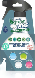 All Purpose Cleaner Tablets – Ecocert Certified & Pet Friendly – Multipurpose Cleaner for Kitchen, Bathroom, Glass & Stain Removal – Concentrated Lemon Scent - 4 Pack Makes 3 Liters