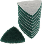 Generic 10 Pack Triangle Cleaning Pads for Scouring, 240 coarse